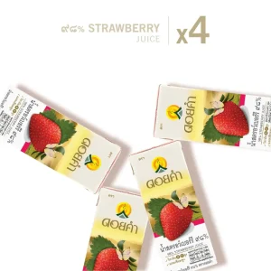 Alternative view of น้ำสตรอว์เบอร์รี ๙๘% 200 มล. (1 แพ็ค : 4 กล่อง)